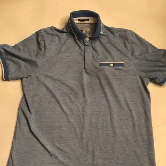 Ted Baker London Tencel Short Sleeve Polo - Picture 2 of 6